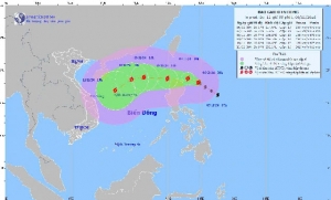 Bão Yinxing vào Biển Đông, trở thành cơn bão số 7